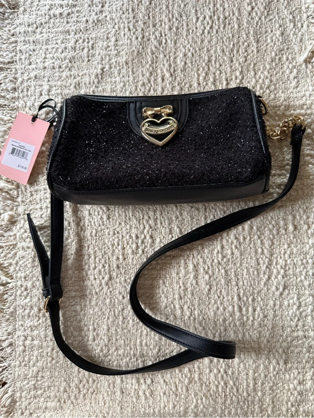Juicy Couture Licorice Precious Moments Roll Bag Crossbody